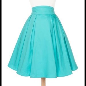 Little Jun skirt in Pale Turquoise Size Large